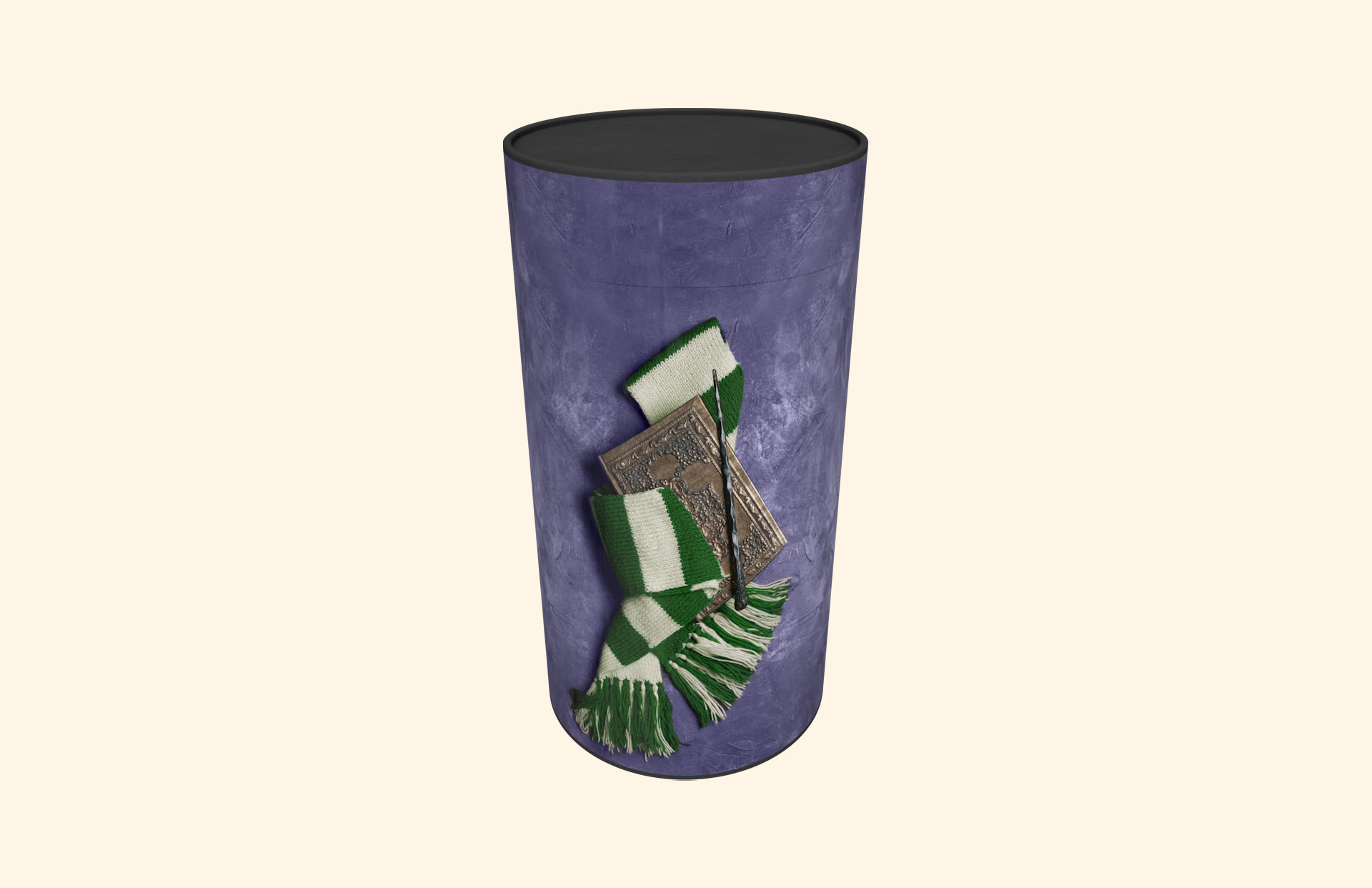 Wizard green and white child scatter tube