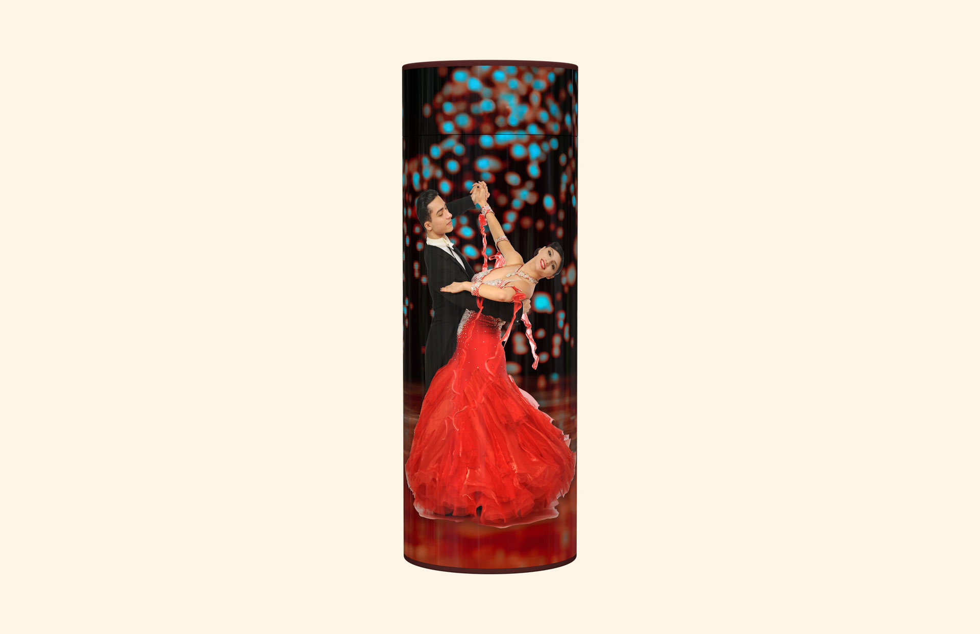 Keep Dancing adult scatter tube front view