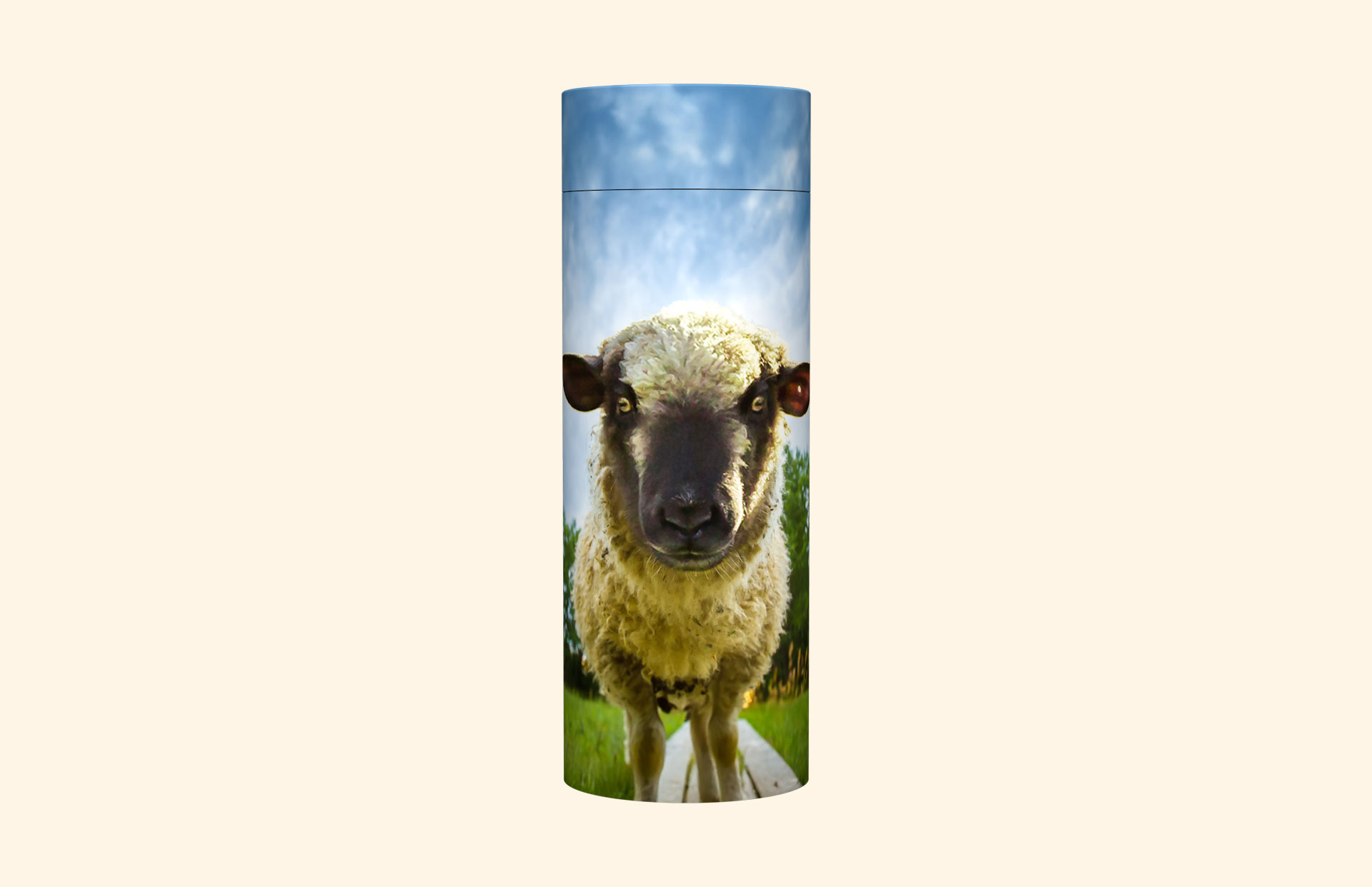 Bleating scatter tube front view