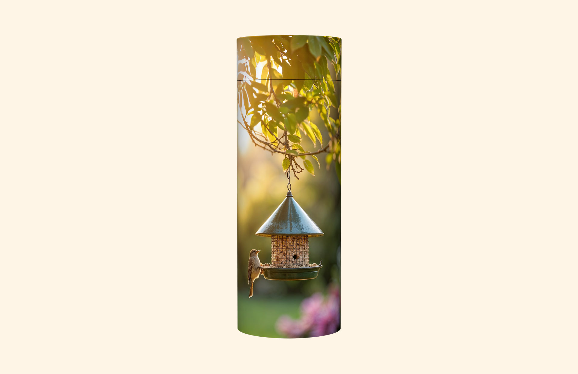 Kates Garden Birds adult scatter tube front view