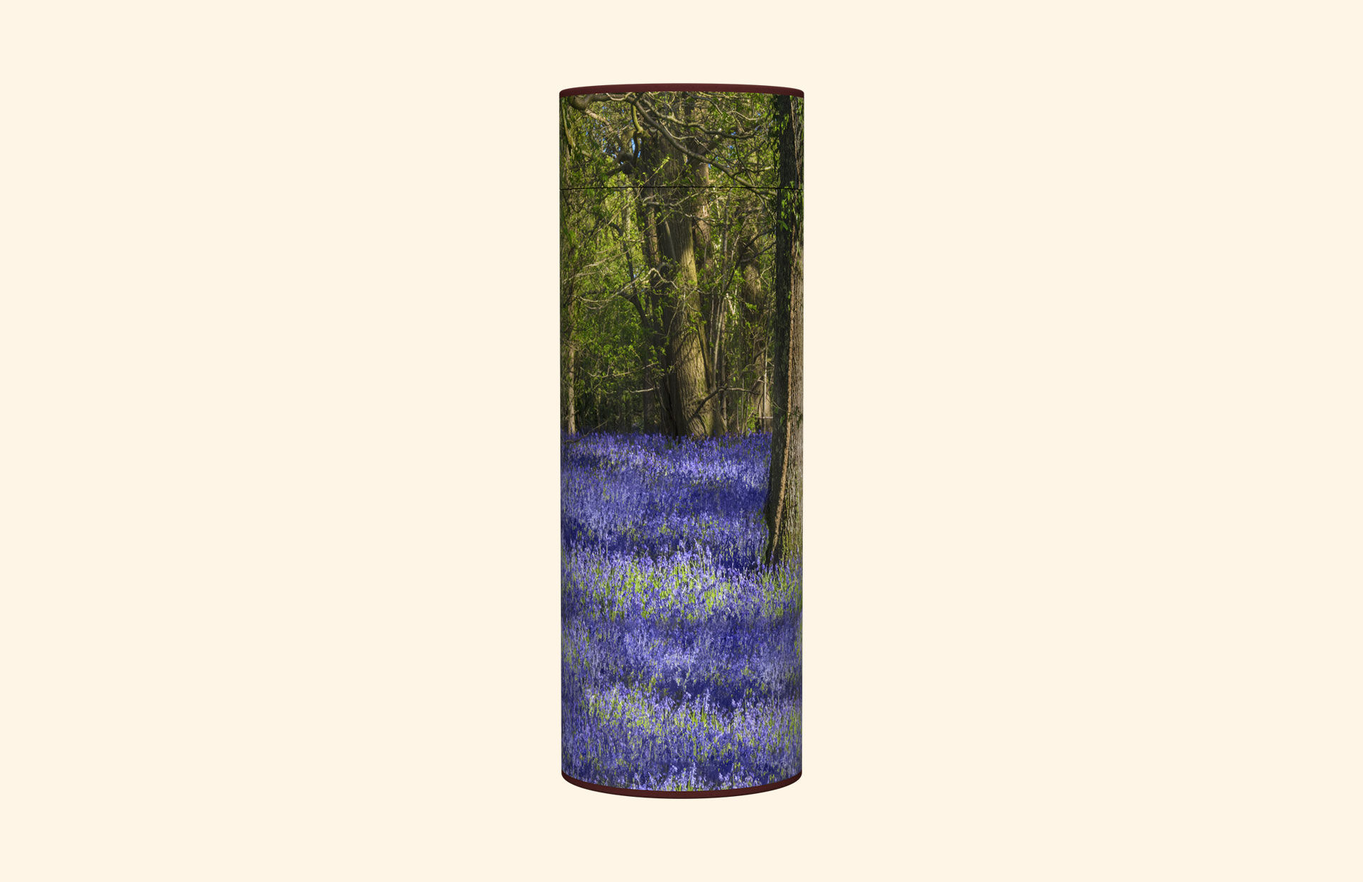 Bluebell Wood scatter tube front view