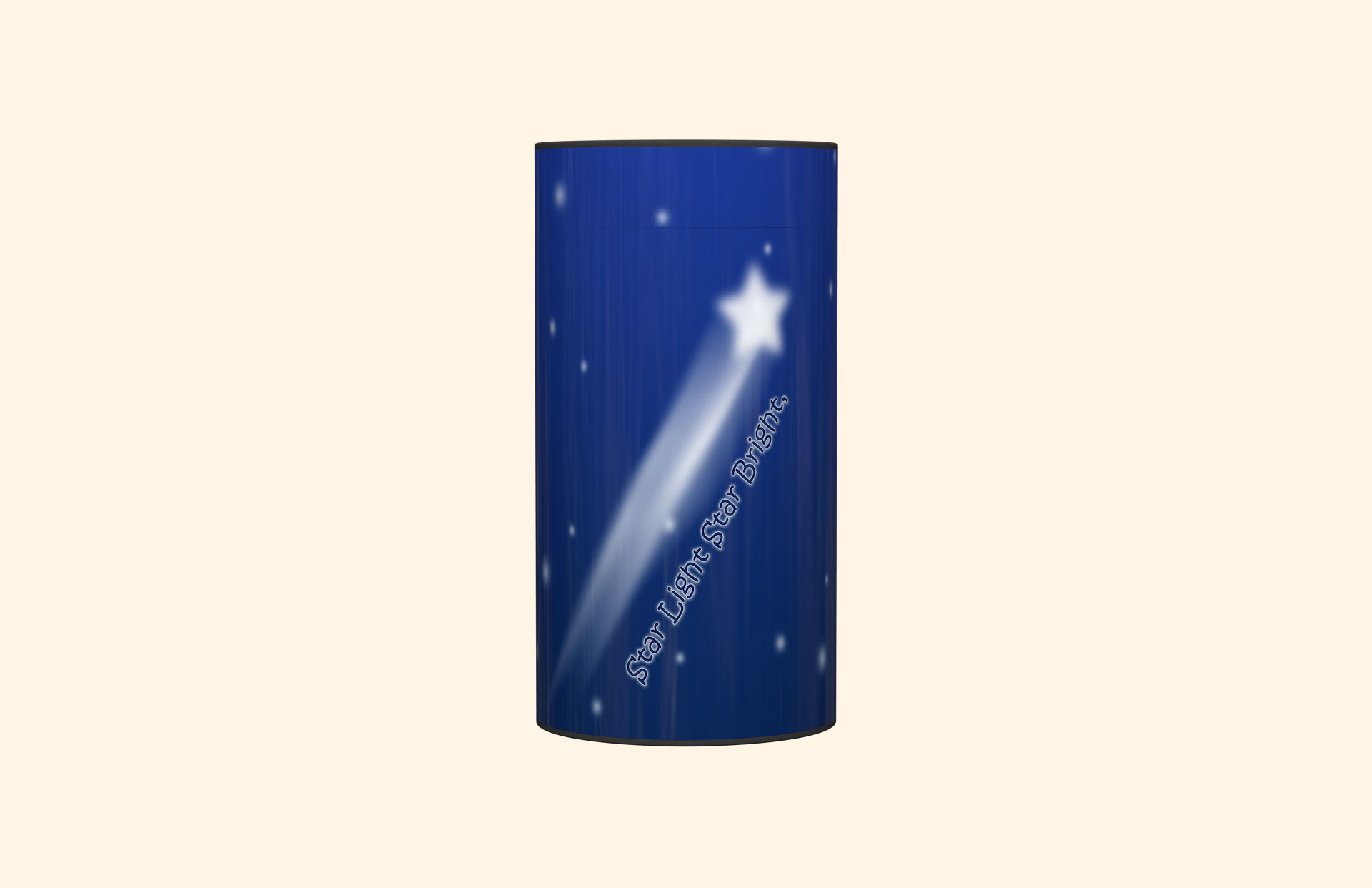 Star Light Star Bright child scatter tube front view